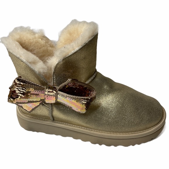 mini sequin bow ugg